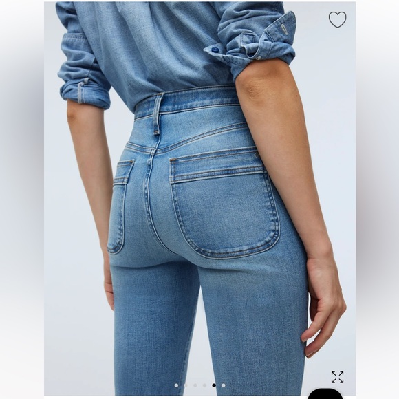 NWOT MADEWELL Kick Out Jeans -W25 - Picture 5 of 15